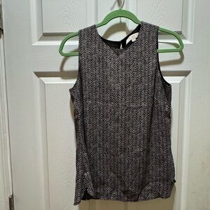 LOFT Gray Sleeveless Tank Top
